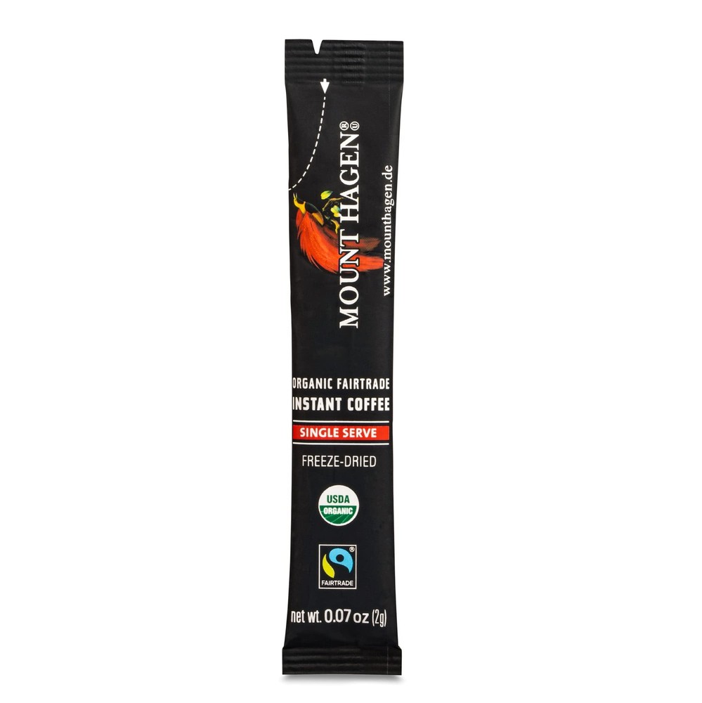 25 Count Single Serve Instant Coffee Packets - 2 Pack | Organic Medium Roast ...