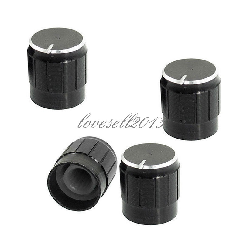 5pcs Volume Control Rotary Knobs For 6mm Dia Potentiometer Durable