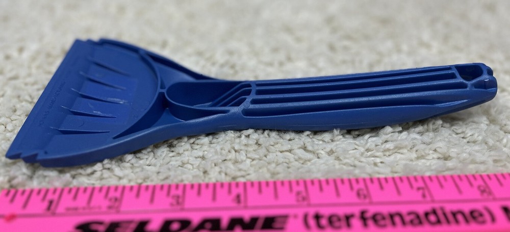 Blue Plastic Ice Scraper