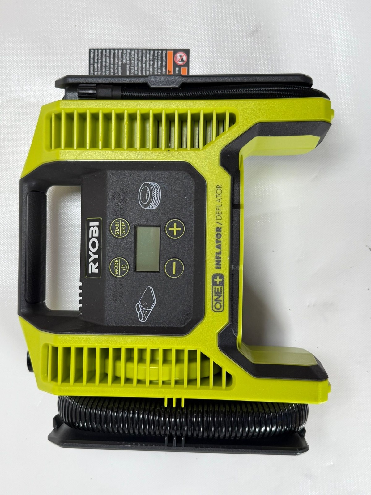 Ryobi ONE+ 18V Cordless Inflator Deflator P747 Portable Air Compressor Tool Only