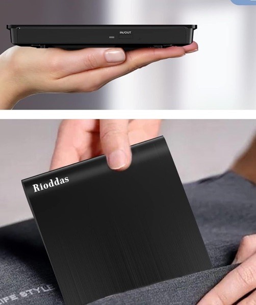 Disk Duplicator External DVD Drive USB 3.0 Type C Portable CD