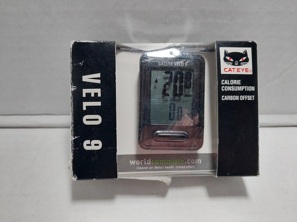 CatEye Velo 9 CC-VL820 Bicycle Computer Wired 9 Function Calorie Consumption