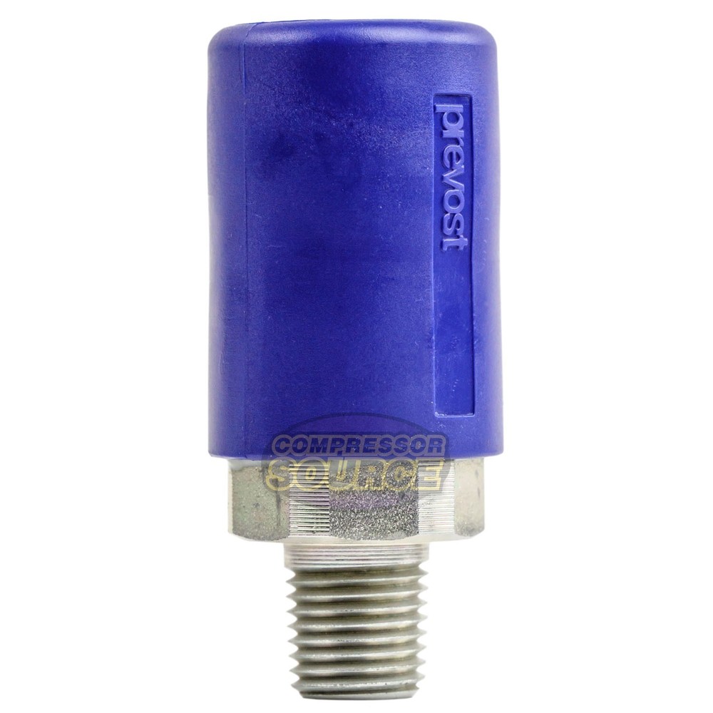 2 Pack Prevost Silver Air Plug Coupler IRC 061251 1/4" MNPT Quick Coupling