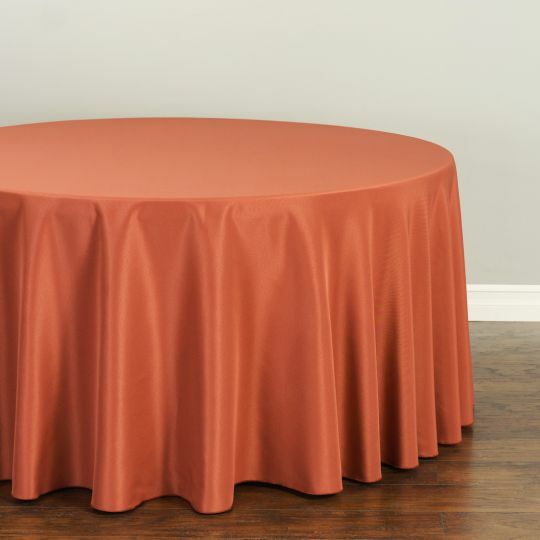 1 or 10 pcs LinenTablecloth 108 in. Round Polyester Tablecloths, 30 Colors!
