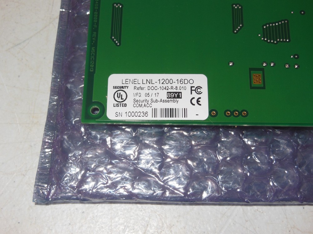 Lenel Mercury Control Module Output Board LNL-1200-16DO 12 VDC - New