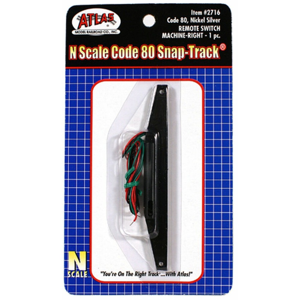 Atlas Trains 2716 N Code 80 Remote Right-Hand Switch Machine