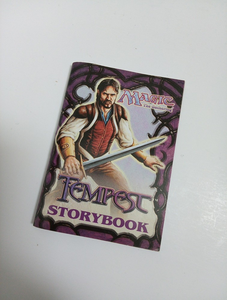 Magic The Gathering tempest Rulebook from Starter Deck MTG