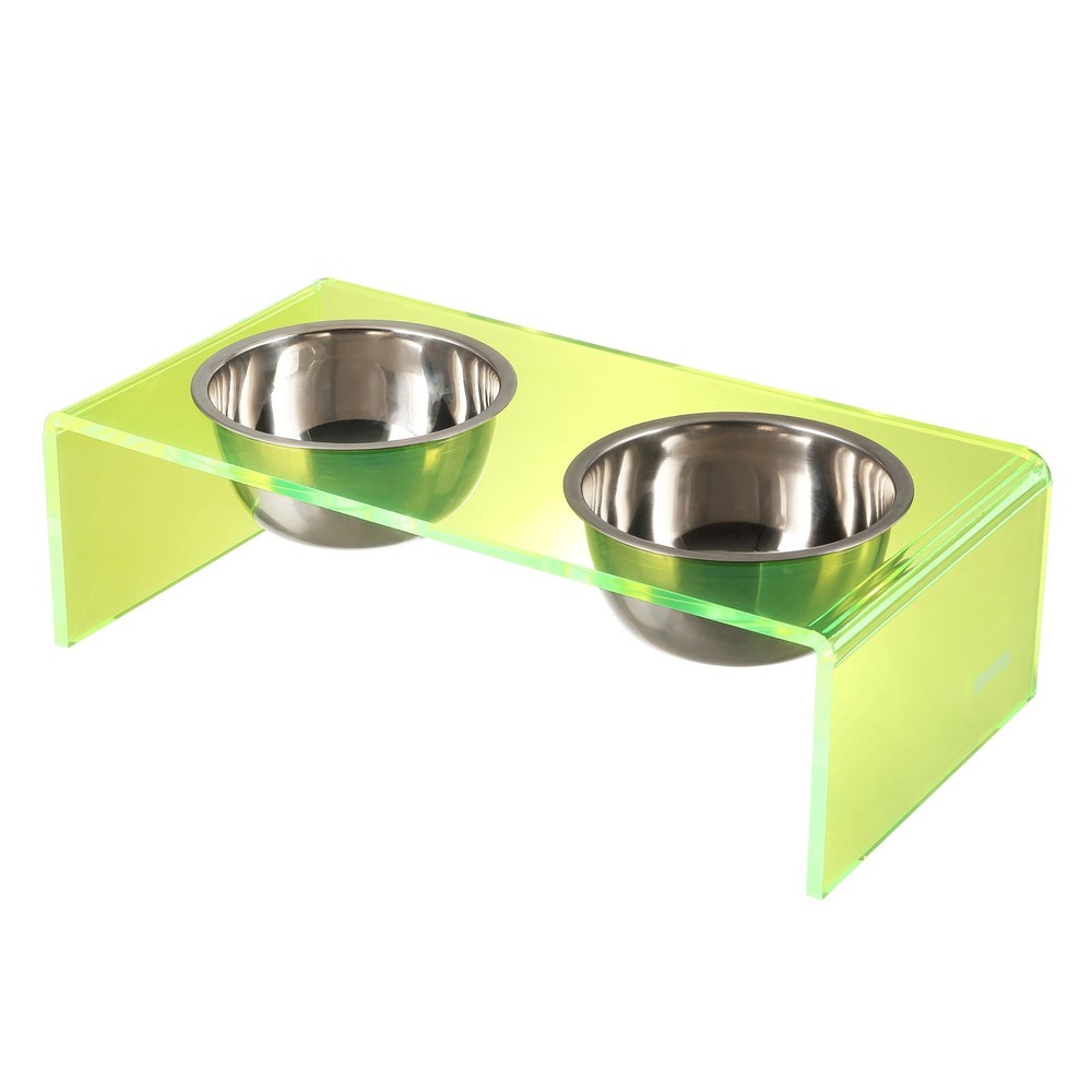 LICKER Store DBL2000G Keaton 5" Small/Medium Modern Acrylic Rectangular Elevated