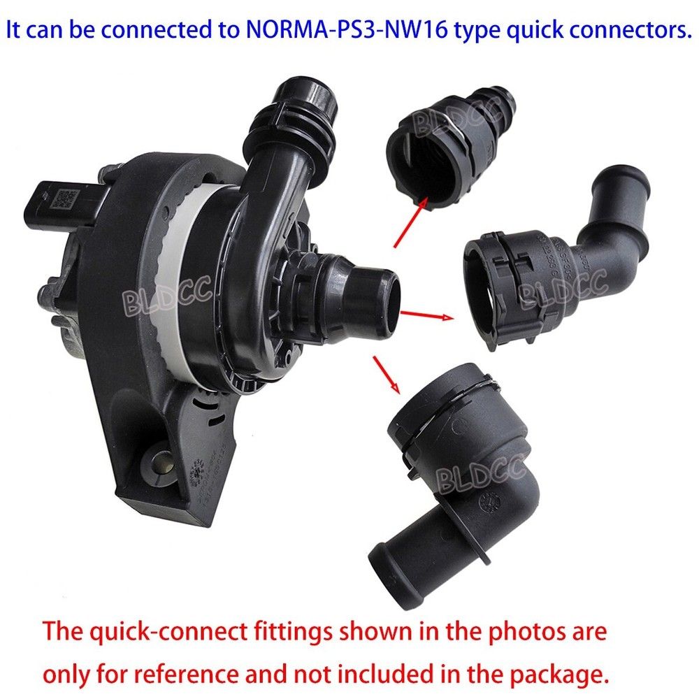 DC12V Brushless Water Pump 60W 40L/M High-flow Engine Auxiliary Circulation Pump