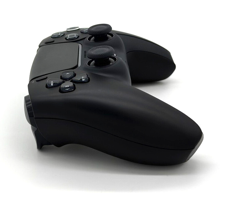 Black V4 Pro Modded + 4 Reflex Paddles Silent Modz Wireless Controller for PS5