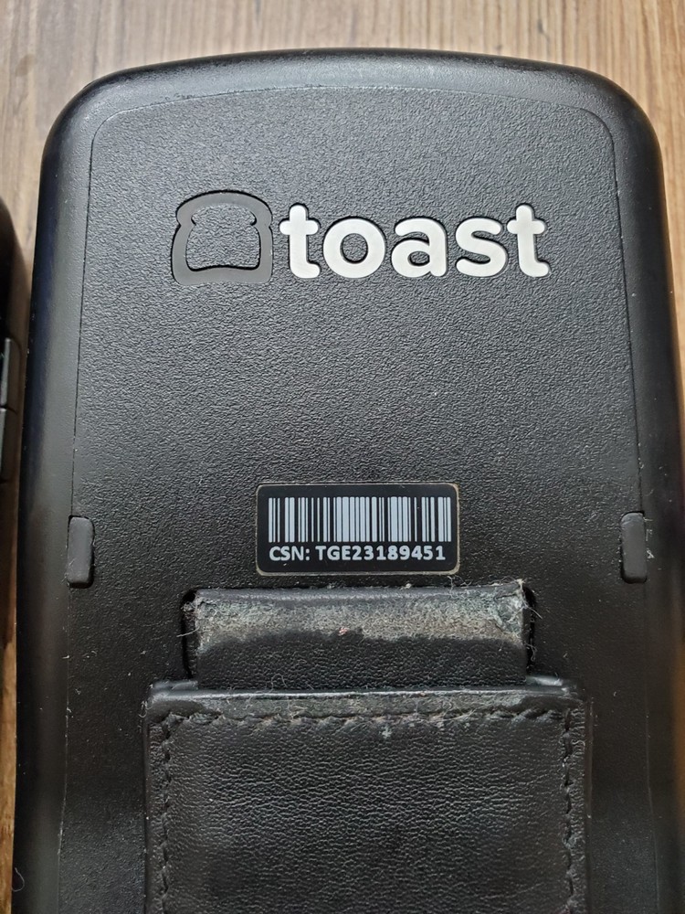 Two(2) Toast Flex POS Go 2 Handheld Tablet Mobile Computer Device - TG200