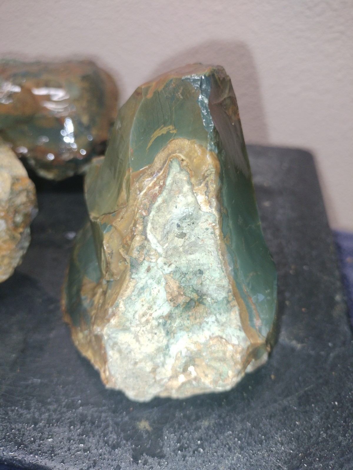 7.3LB ORBS Blue Mountain Picture Jasper Rough 6pc Lot #26