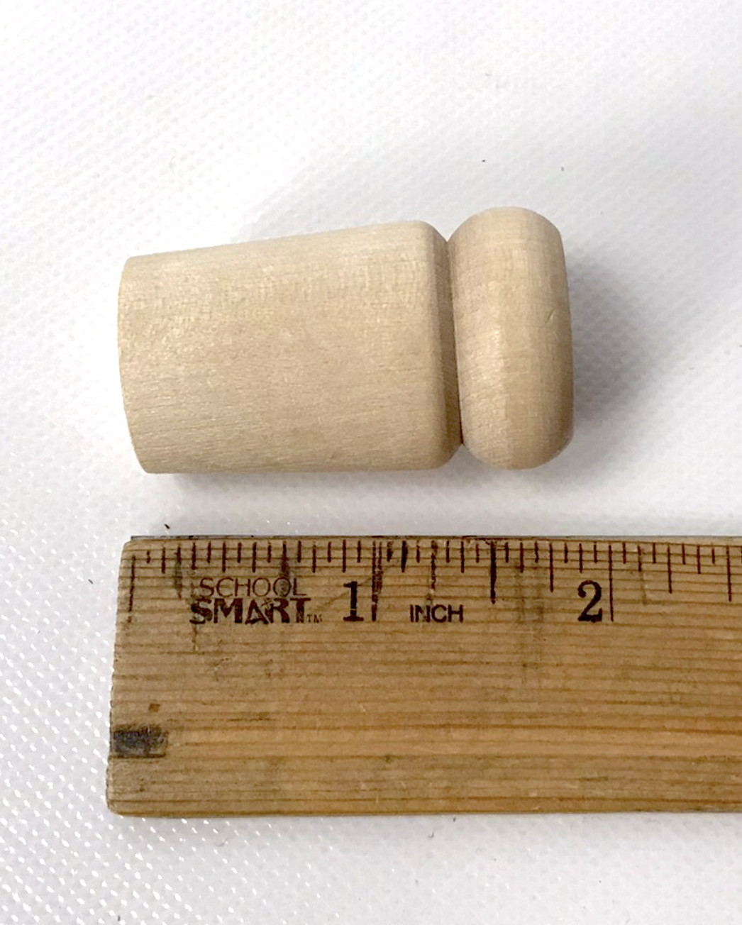 1 Inch Turned Wood Canteen Stoppers - Pack of 3 pcs.