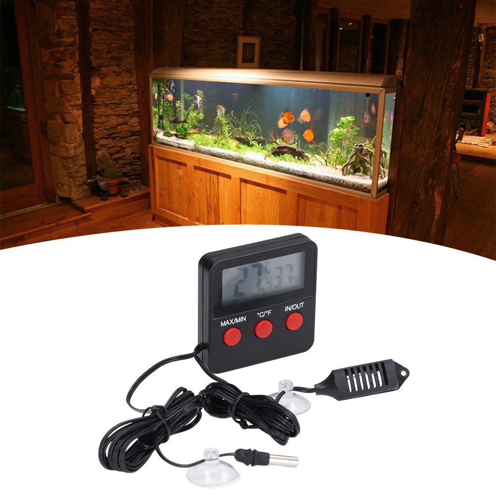 Humidity Temperature Gauge Mini Thermometer Digital Display Temp Sensor Mete NEW