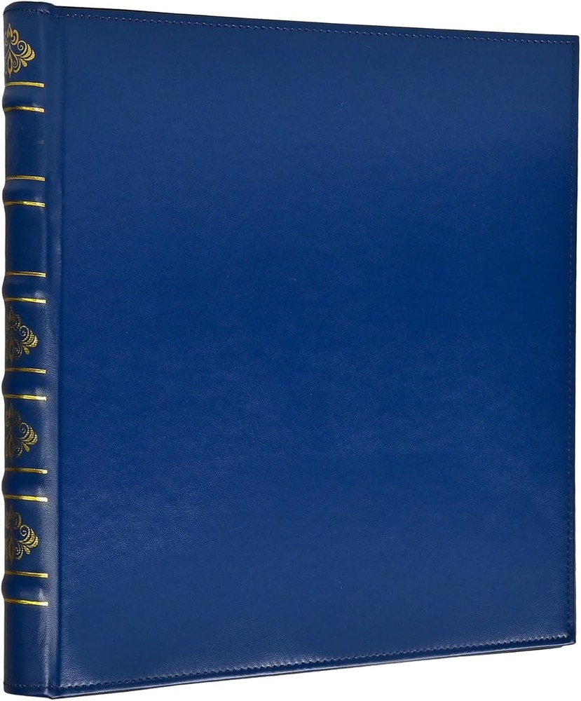 Vintage Hardback 3 Ring Binder 1 Inch, Professional Leather Binder 3 Ring, Three