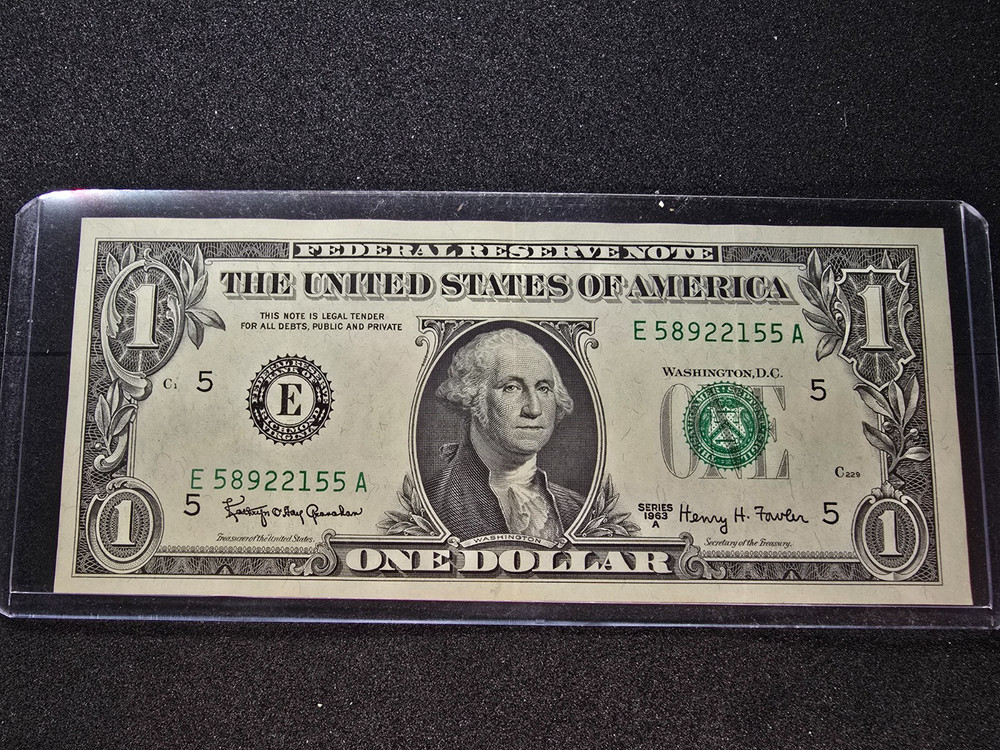 1963A One Dollar Bill, Some sequential