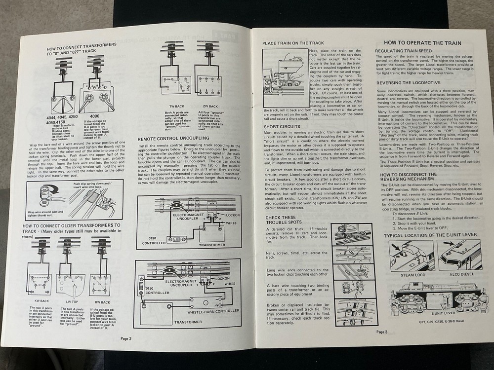 1975 LIONEL TRAIN AND ACCESSORY MANUAL