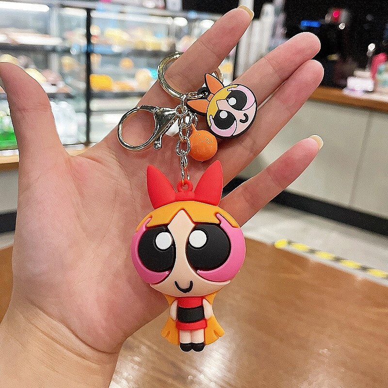 The Powerpuff girls keychain