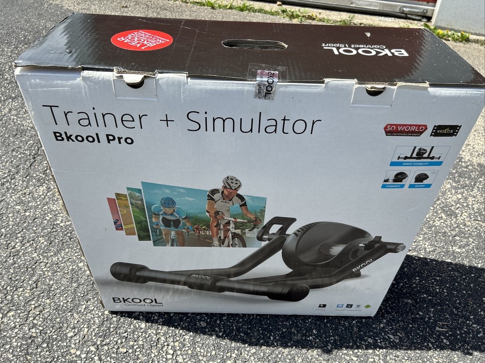 BKOOL PRO Trainer + Simulator Compatible PC, Mac, iPad, Zwift, TrainerRoad