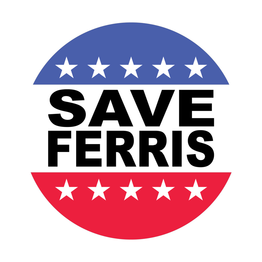 Save Ferris Sticker Decal XV