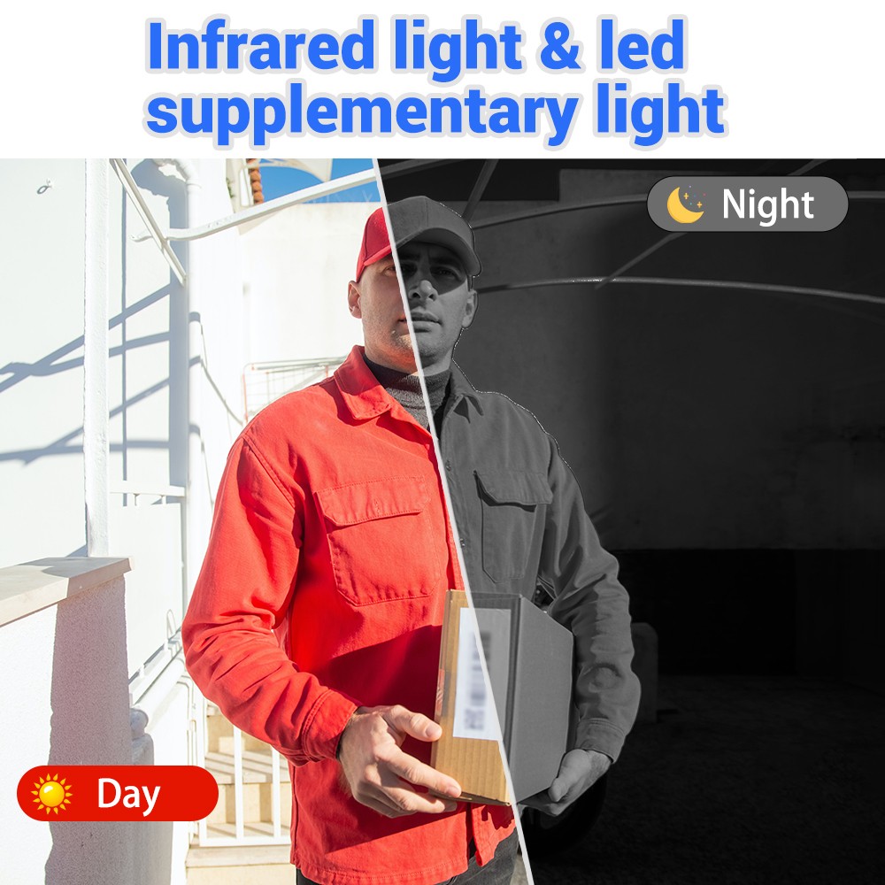 Video Doorbell 1080P Camera Night Vision Motion Detection Wireless Intercom Bell