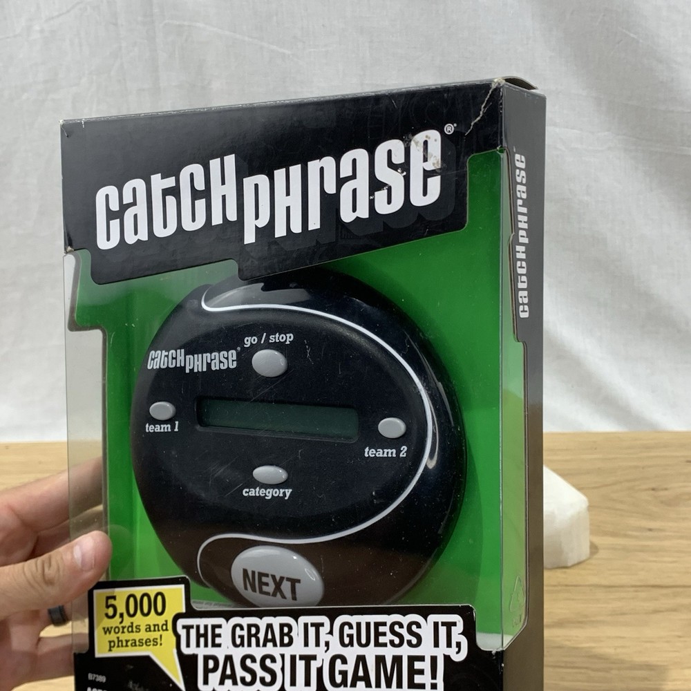 New Hasbro Gaming Catch Phrase Electronic Game, Open Box