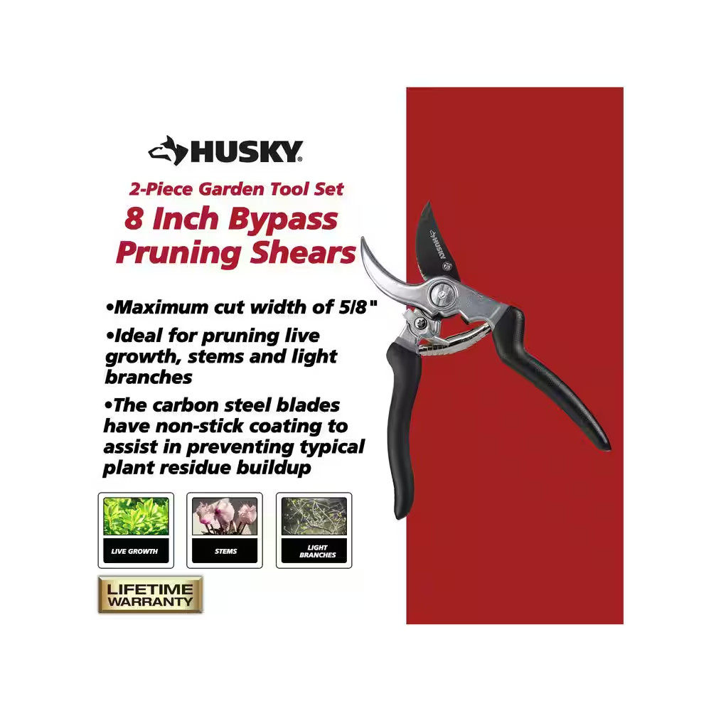 2-Piece Garden Tool Set (Lopper and Pruning Shears)