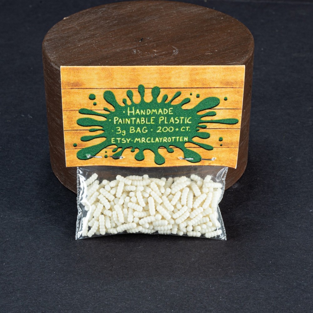 Model Miniature Diorama Basing Terrain Fake Plastic Maggots