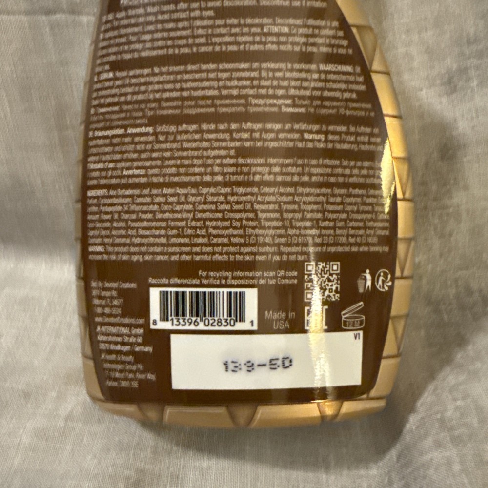 DEVOTED CREATIONS FORTUNE BRONZER ANTI-AGING TANNING LOTION