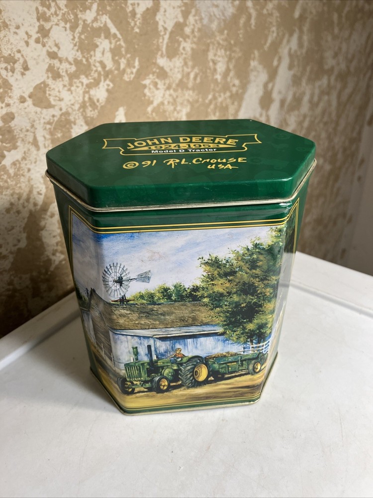 John Deere Tractor Tin Model D Empty