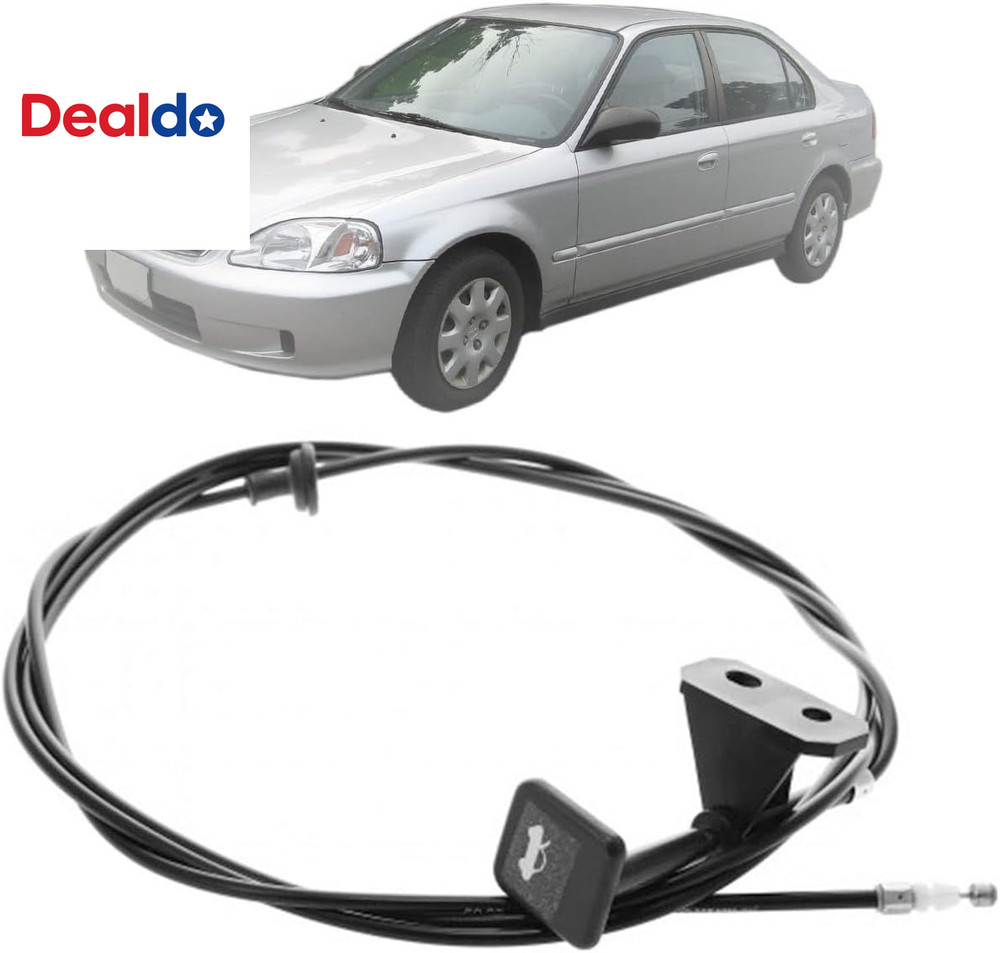 APA Replacement Hood Release Cable with Handle for 1996-2000 96-00 CIVIC All Mod