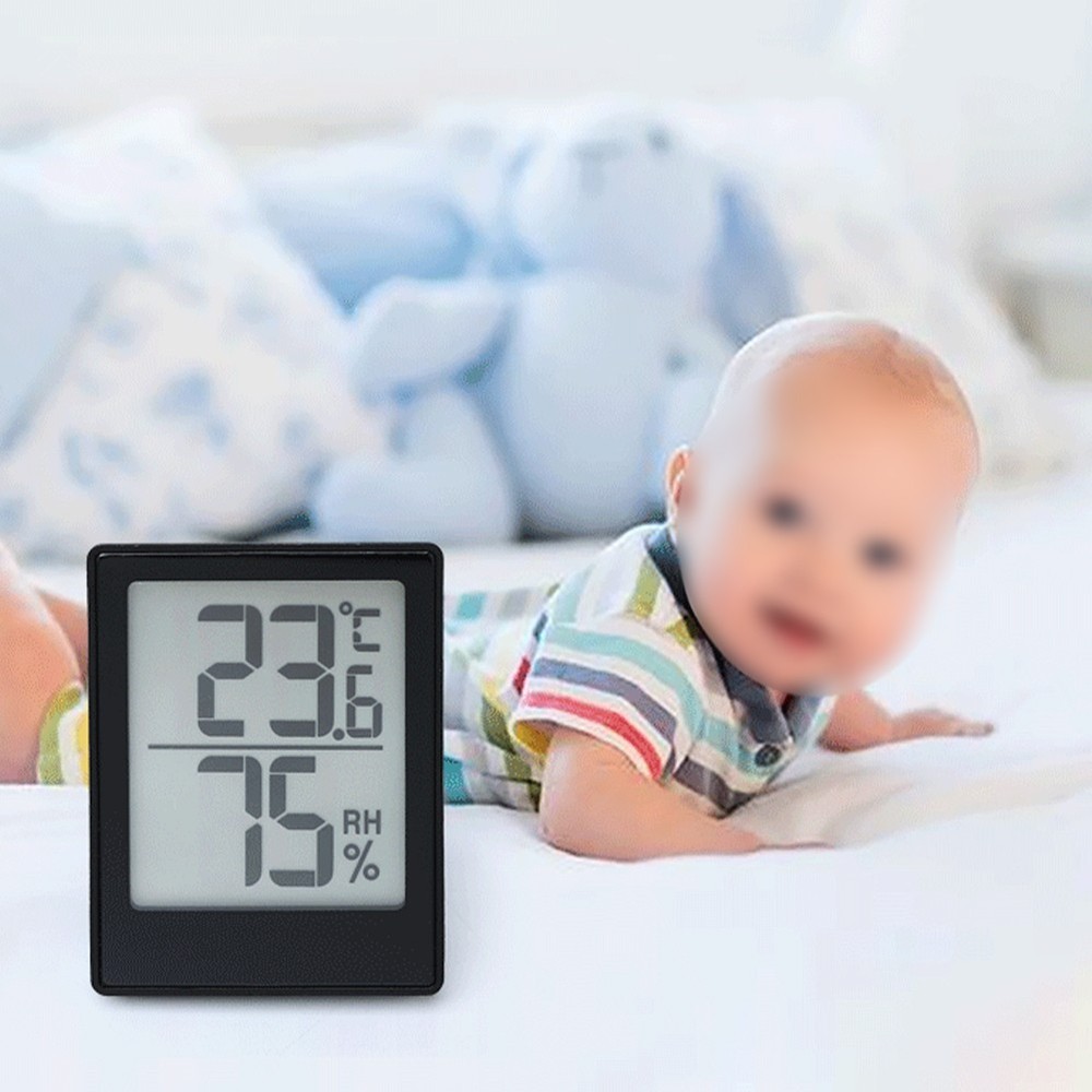 Foldable Indoor Thermometer Hygrometer for Kitchen and Office Climate Control