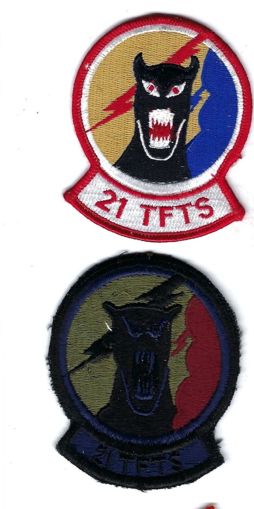 PATCH USAF  21ST TAC FIGHTER TRAINING SQ  PAIR GEORGE AFB        FS-26