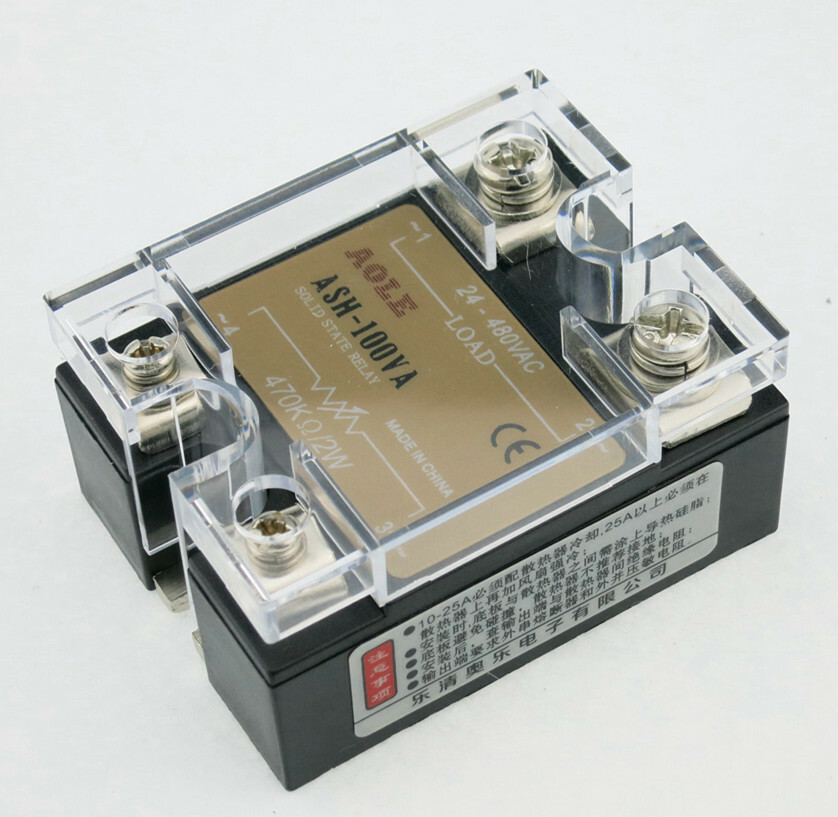 Enhanced single-phase solid state voltage regulator relay ASH-100VA motor