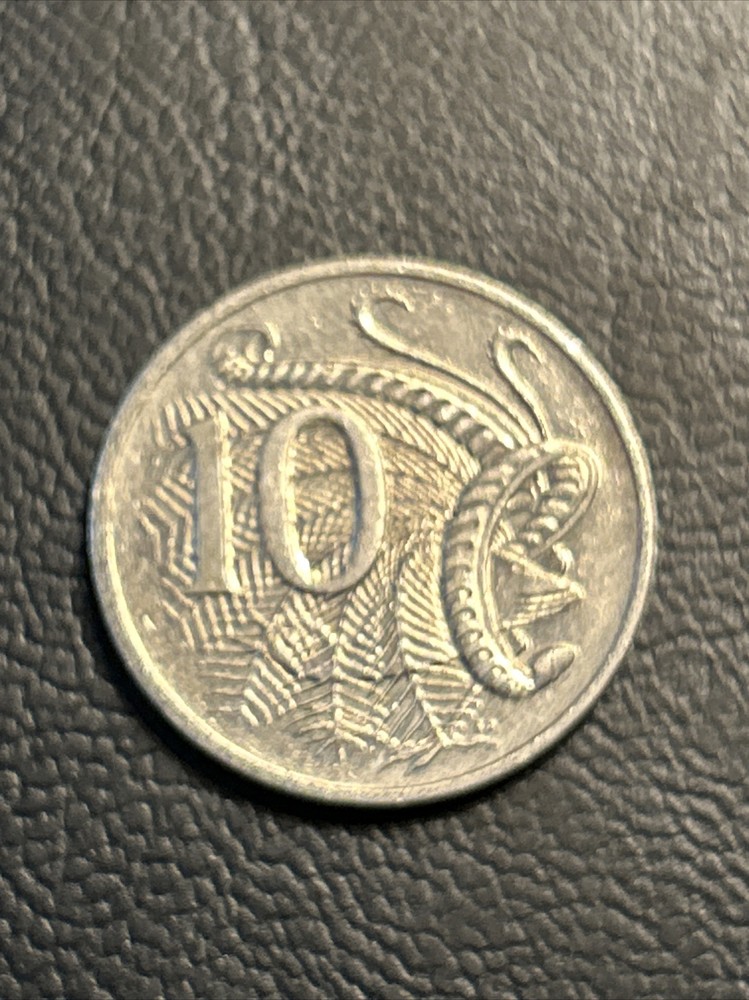 10 Cent Coin Queen Elizabeth Australia, 2002