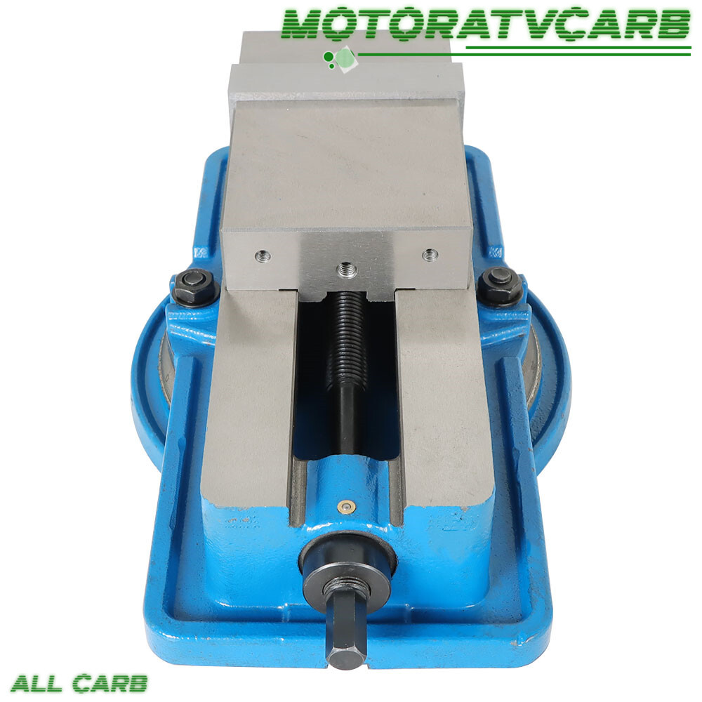 ALL-CARB 4" Lockdown Vise Precision Milling Machine Bench Clamp Vice With Base