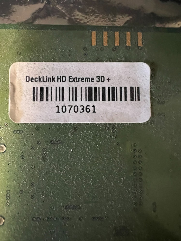 Blackmagic Design DeckLink HD Extreme 3D+ BMDPCB140A1 Capture Card w/HDMI Bkt