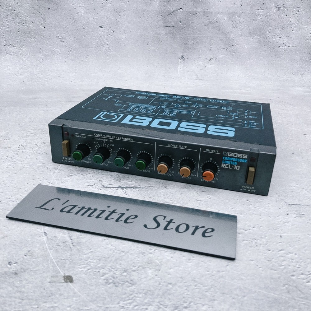 BOSS RCL-10 Micro Rack Compressor Limiter Guitar Effects Processor RCL10 Tested