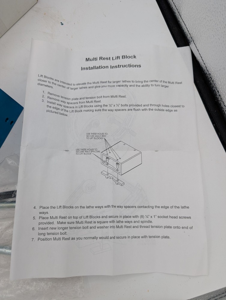 Carter Products 2" MultiRest Riser Block SRLB02