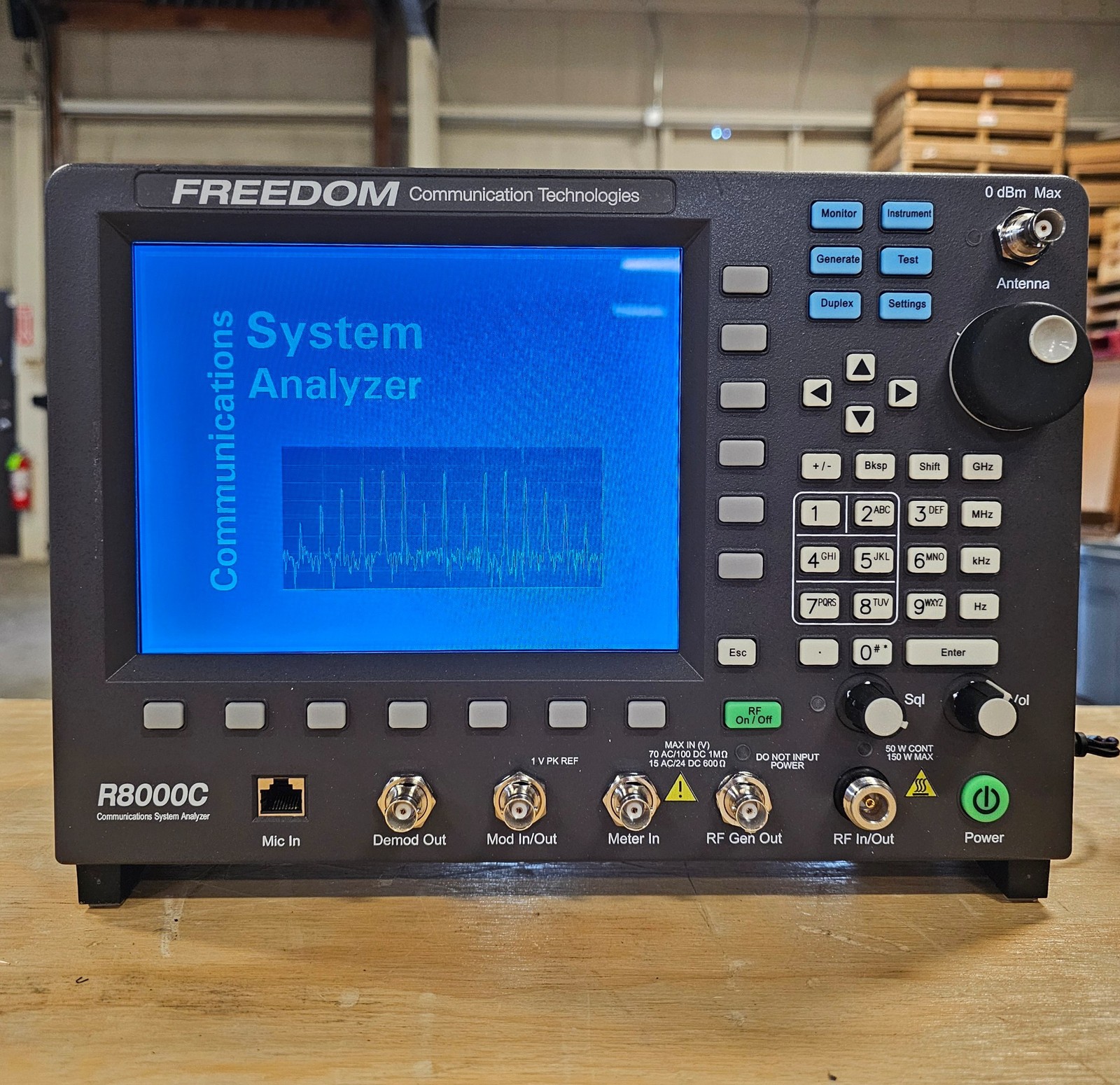 Astronics General Dynamics Freedom R8000C Communications Service Monitor