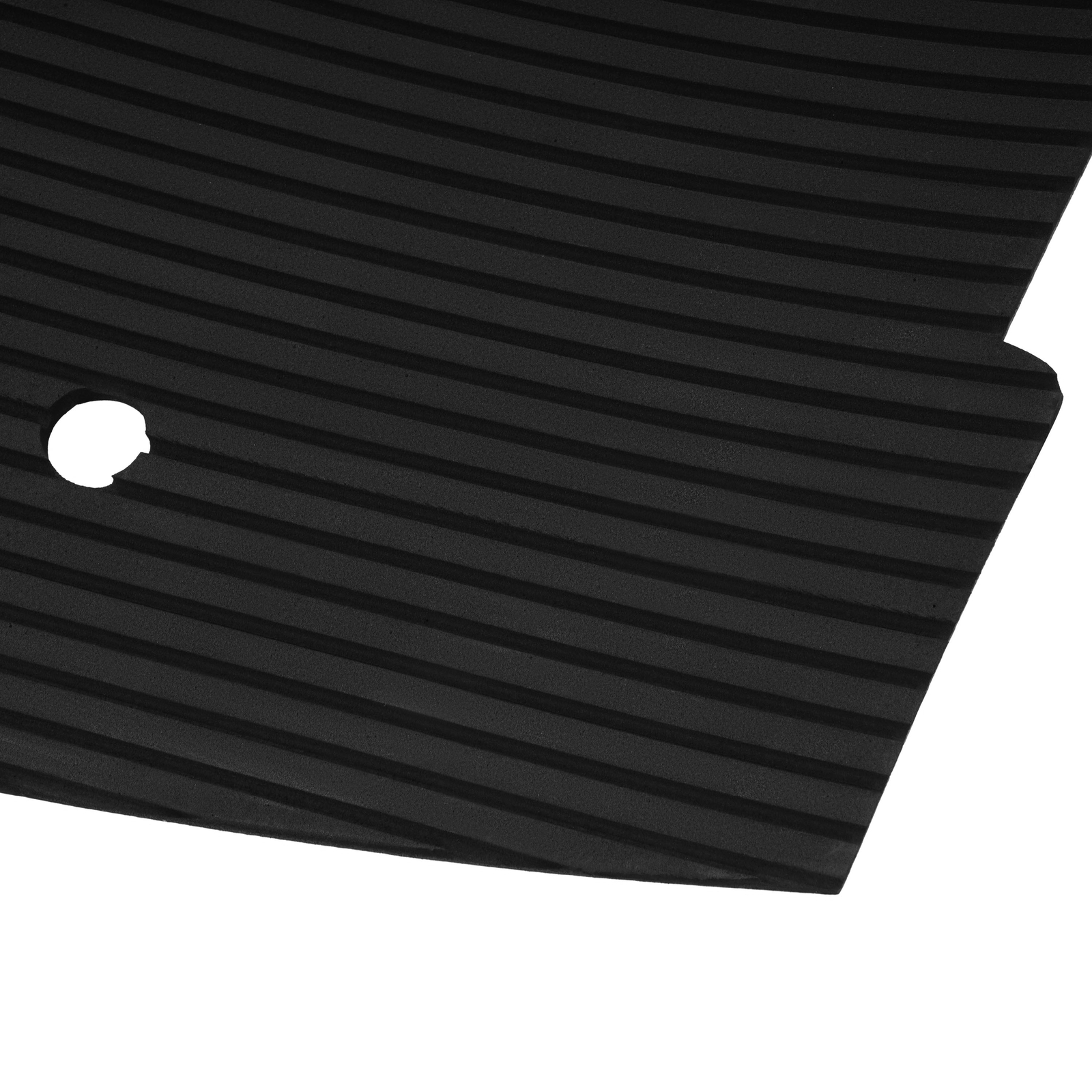 Black Plastic EVA Traction Mats Foot Pads For Yamaha VX VX1100 Cruiser 2005-2009