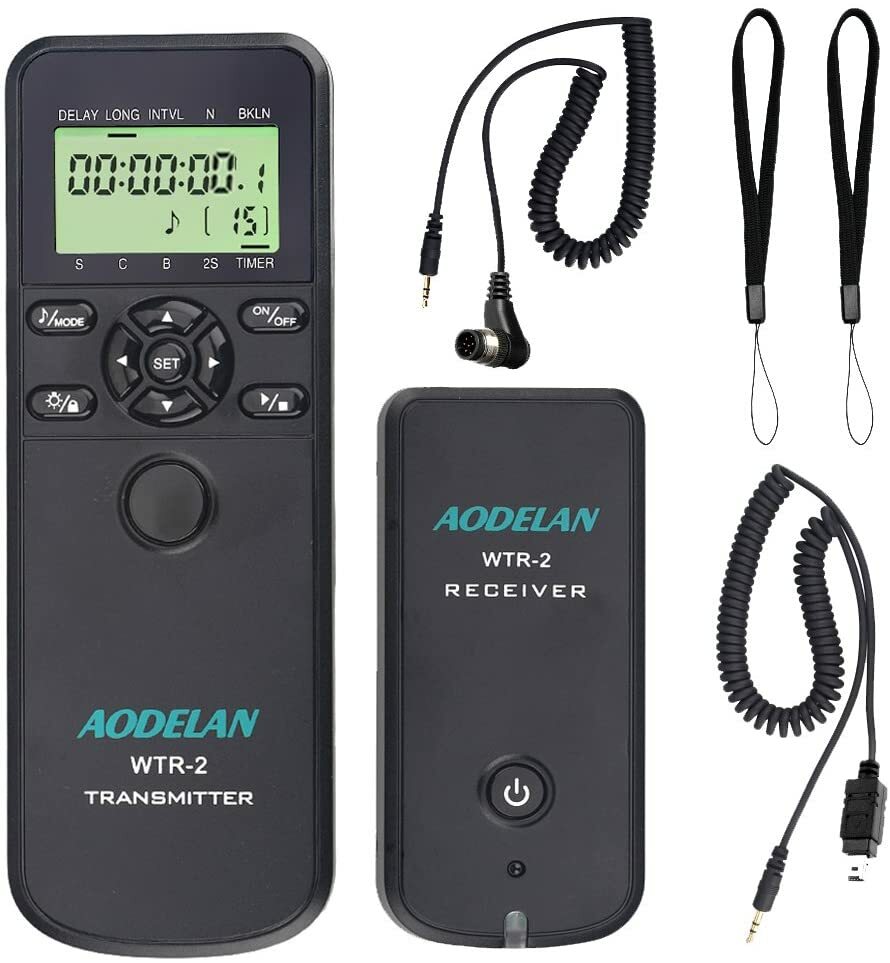 Wireless Intervalometer HDR Remote Control for Nikon D7500 D750 D7200 D6 D5 P950