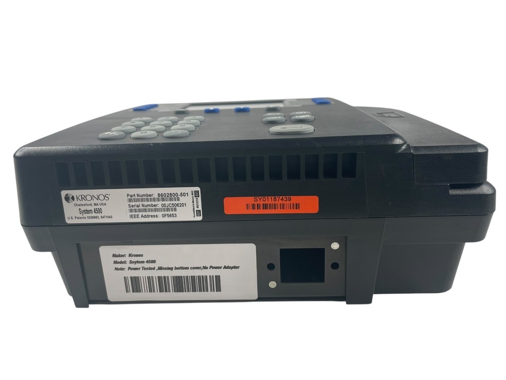 KRONOS 4500 System Digital Time Clock switching