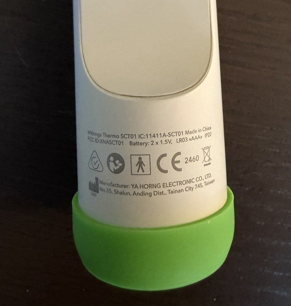 Withings Thermo Smart Temporal Thermometer Contactless