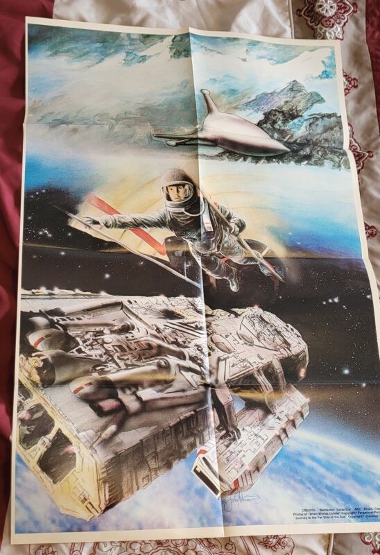 Battlestar Galactica Poster # 4 Space Walk by John Allison x