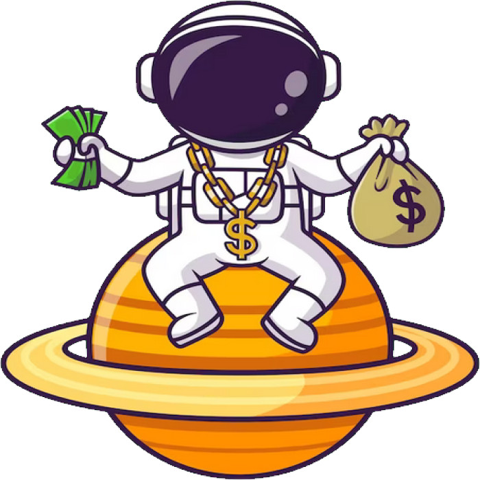 30 Custom Rich Astronaut Personalized Address Labels