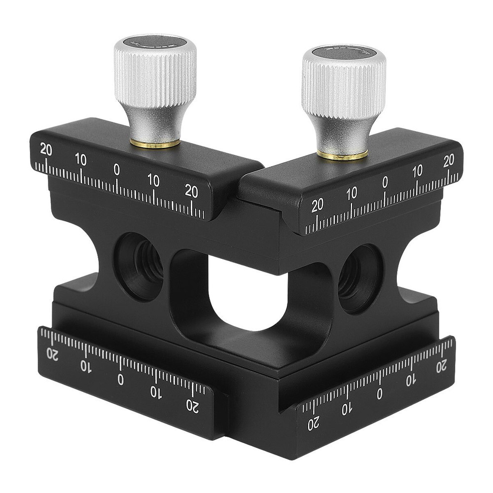 Right Angle Clamp Double Quick Release L Clamp w 1/4 Screw Thread for Arca Plate