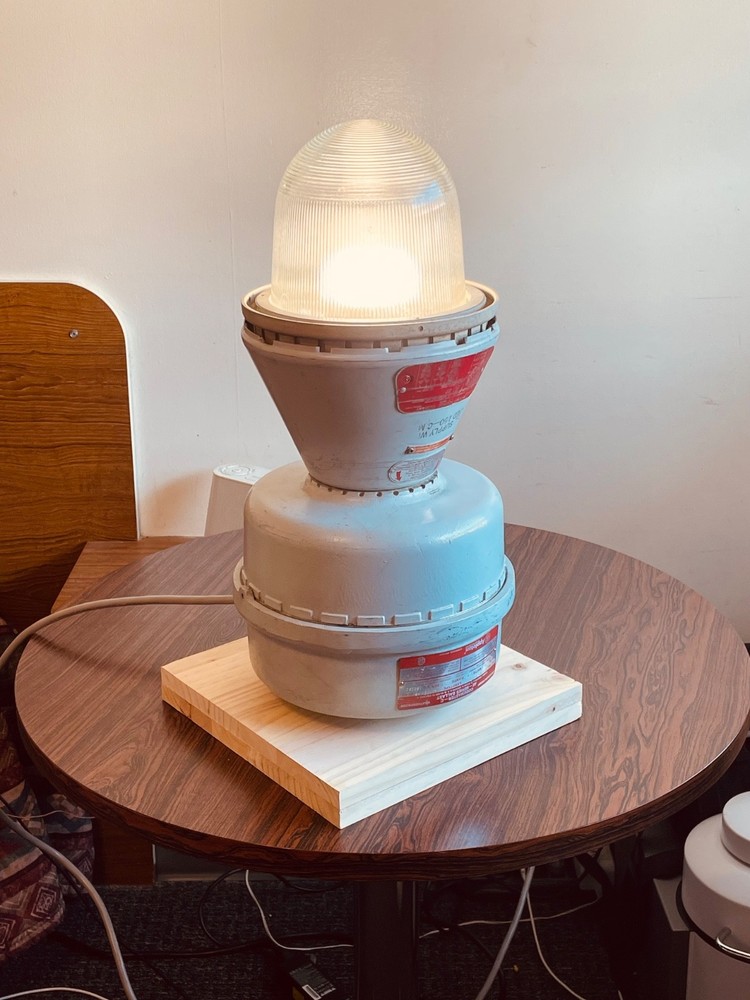 Appleton A-51 Explosion Proof Table Lamp conversion. ES bulb. 25+ available.