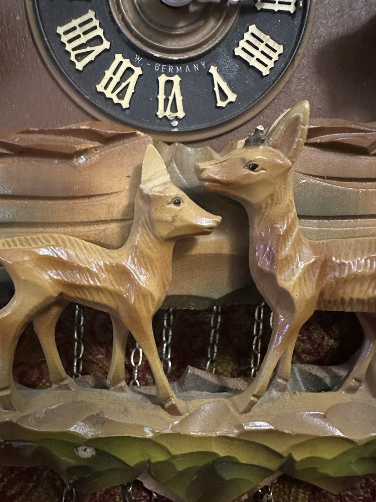 West Germany Black Forest Cuckoo Clock