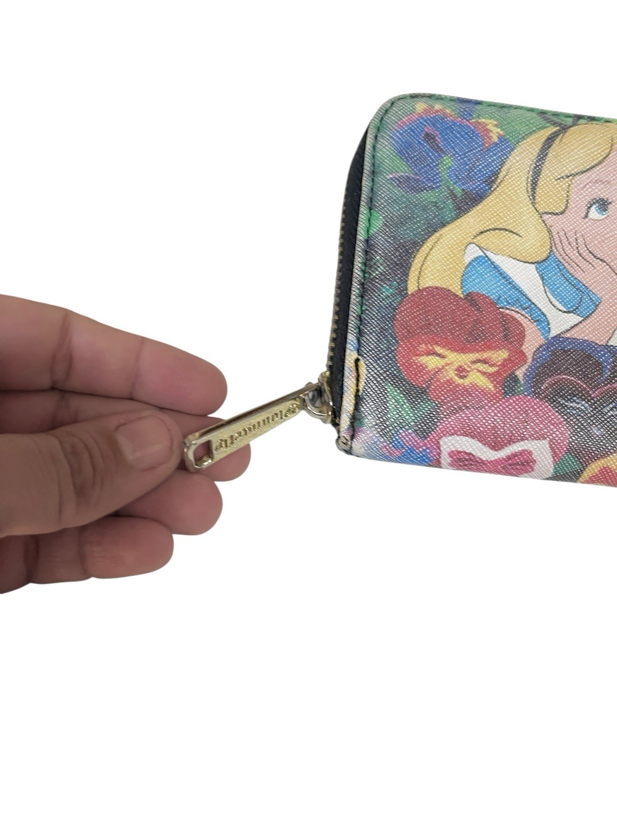 Loungefly Disney Alice in Wonderland Garden Zip Around Wallet Sold Out Retired